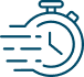 Contour blanc d'une tête stylisée avec écouteurs sur fond bleu foncé. Symbole d'écoute, de communication ou de support client audio.